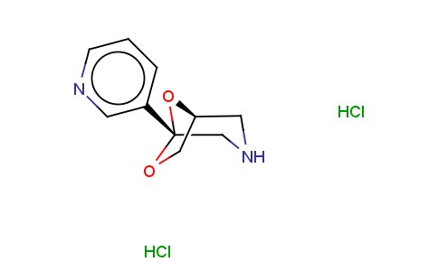 5-(3-PYRIDINYL)-6,8-DIOXA-3-AZABICYCLO(3.2.1)OCTANE DIHYDROCHLORIDE